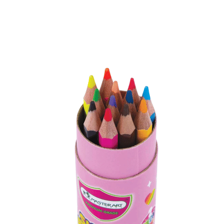 สีไม้ MASTER ART แคร์แบร์ รุ่นซุปเปอร์ไบรท์ 12 สี (คละลาย)_2